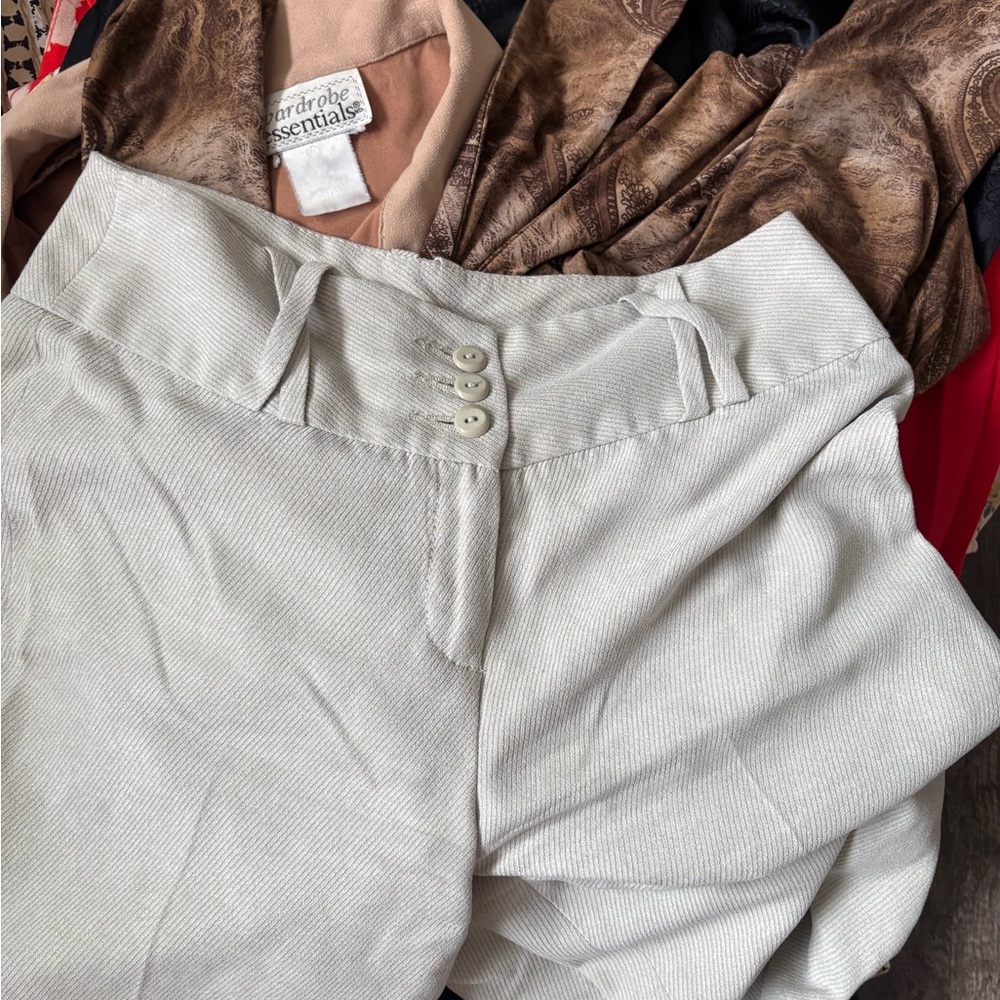 Vintage Armi Wide Leg Light Green Pants